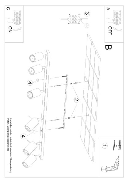 Brilagi - LED Спот ASMUS 6xGU10/7W/230V бял