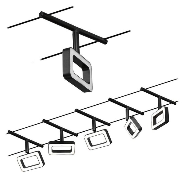 Paulmann 94485 - К-кт 5xLED/4,8W Спот FRAME 230V черен