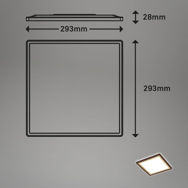 Briloner 7457-417 - LED Плафониера DECO LED/18W/230V