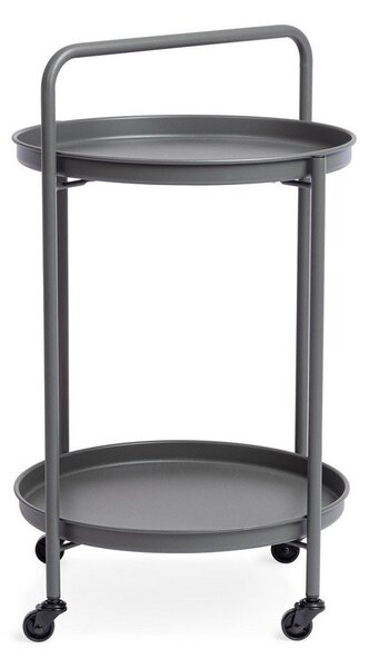 Стоманена маса за сервиране на колелца ø 44,5 cm Austin – Yes Everyday