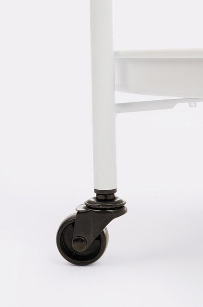 Стоманена маса за сервиране на колелца ø 44,5 cm Austin – Yes Everyday