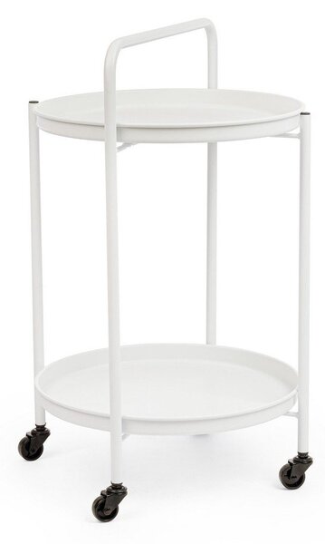 Стоманена маса за сервиране на колелца ø 44,5 cm Austin – Yes Everyday
