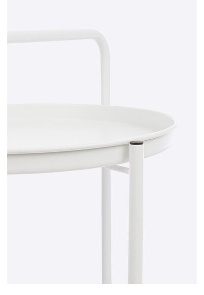 Стоманена маса за сервиране на колелца ø 44,5 cm Austin – Yes Everyday