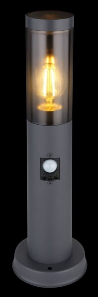 Globo 3158SAS - Екстериорна лампа със сензор BOSTON 1xE27/15W/230V 45 см IP44