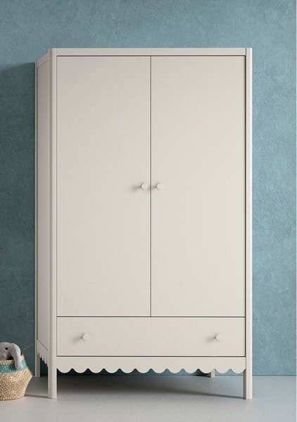 Бежов детски гардероб 110x190x55 cm Swingo – Vipack