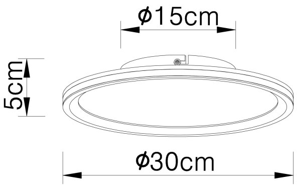 Globo 41588D - LED Плафониера BELISSA LED/30W/230V Ø 30 см