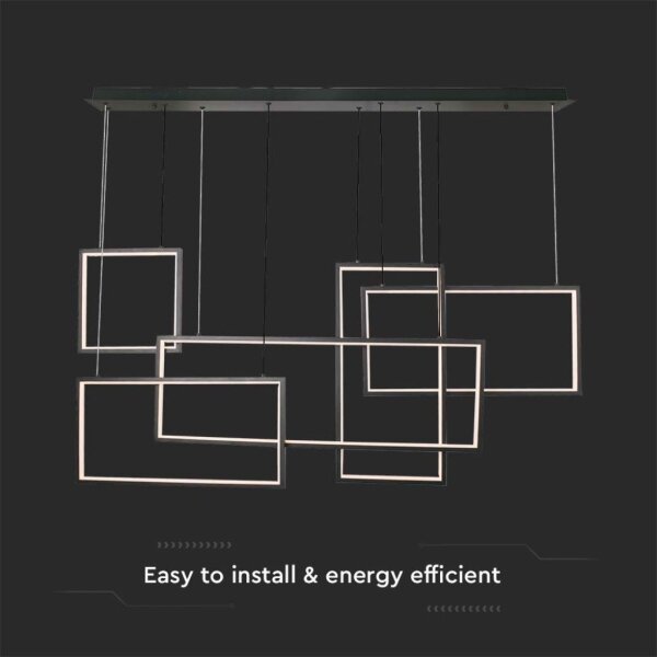 LED Димируем пендел LED/45W/230V 3000K черен