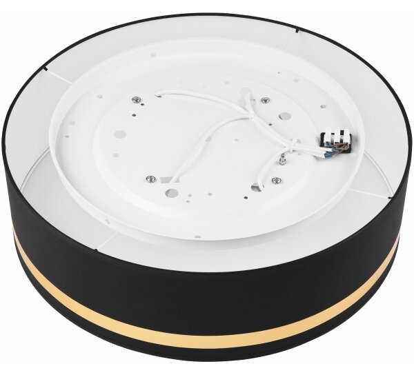 Плафон SIRJA STRIPE 4xE27/15W/230V Ø 45 см черен