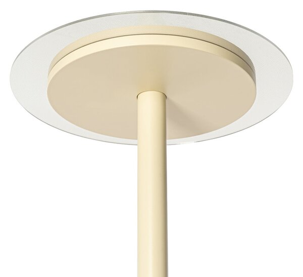 Arcchio LED стояща лампа Frile, бежова, височина 190 см, с регулиране на, Затъмняване, Бежов, Дневна/трапезария, Алуминий, Модерен