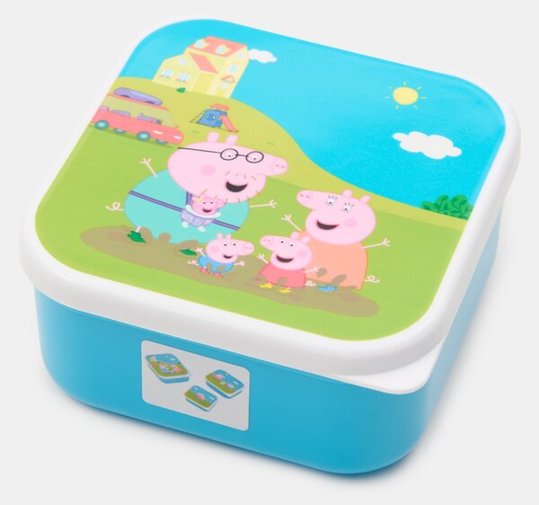 Sinsay - Комплект кутии за съхранение на храна с капаци 3 pack Peppa Pig - многоцветен