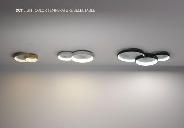 Redo 01-3375 - LED Димируем плафон COMBI LED/72W/230V CRI98 черен