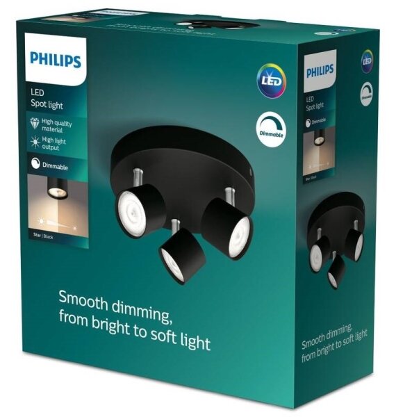 Philips - LED Димируем спот STAR 3xLED/4,5W/230V