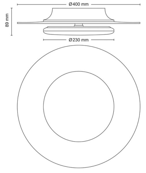 Philips- LED Димируем плафон GARNET SCENE SWITCH LED/30W/230V 2700K