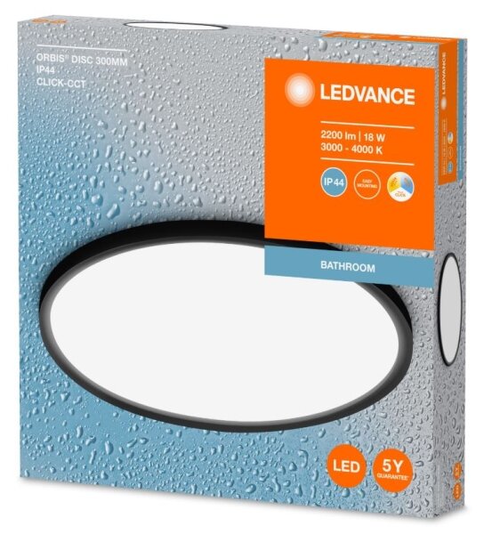 Ledvance - LED Плафон за баня DISC LED/18W/230V 3000/4000K IP44