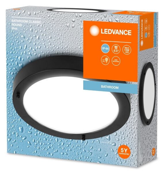 Ledvance - Плафон за баня BATHROOM CLASSIC 1xE27/15W/230V IP44