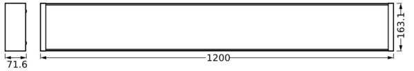 Ledvance - LED Димируем плафон OFFICE LINE LED/40W/230V 120 см + д.у