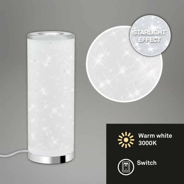 Briloner 7332-018 - LED Настолна лампа STARRY SKY 1xGU10/5W/230V бял