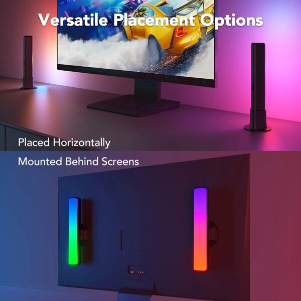 Govee - Комплект 2x Flow Plus SMART LED TV & Gaming RGBICWW Wi-Fi