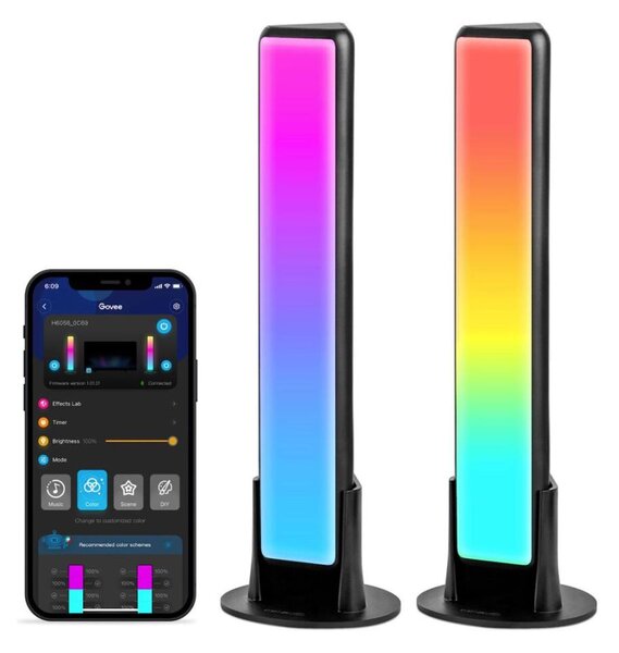 Govee - Комплект 2x Flow Plus SMART LED TV & Gaming RGBICWW Wi-Fi