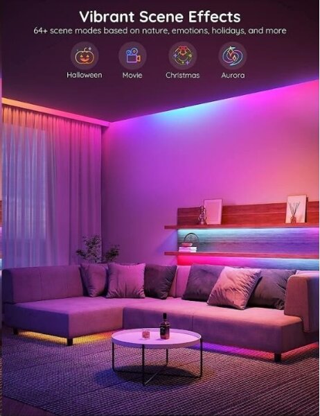 Govee - Wi-Fi RGBIC Smart PRO LED лента 5 м