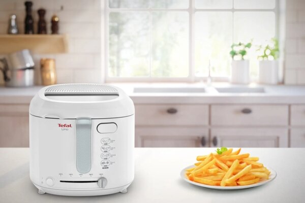 Tefal - Фритюрник 1,8 l FRY UNO 1475W/230V бял