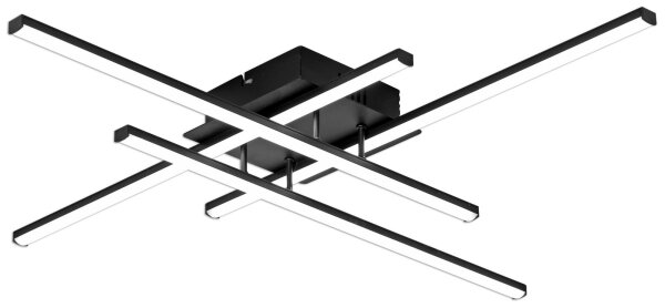 Brilagi - LED Плафониера STRIPES LED/37W/230V черен