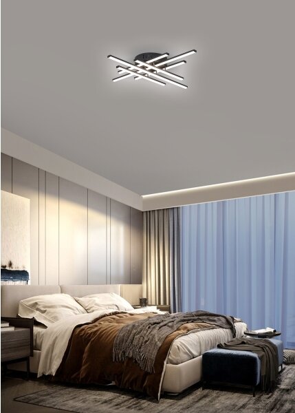 Brilagi - LED Плафониера STRIPES LED/42W/230V черен