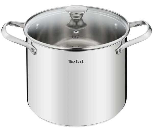 Tefal - Комплект готварски съдове 10 бр. COOK EAT неръждаем