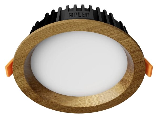 APLED - LED Лампа RONDO WOODLINE LED/6W/230V 4000K Ø 15 см дъб масивнo дървo