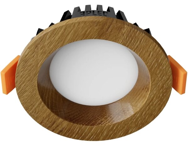 APLED - LED Лампа RONDO WOODLINE LED/3W/230V 3000K Ø 9 см дъб масивнo дървo