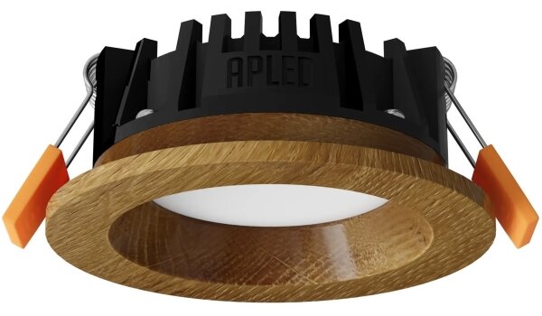 APLED - LED Лампа RONDO WOODLINE LED/3W/230V 4000K Ø 9 см дъб масивнo дървo