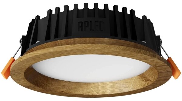 APLED - LED Лампа RONDO WOODLINE LED/6W/230V 4000K Ø 15 см дъб масивнo дървo