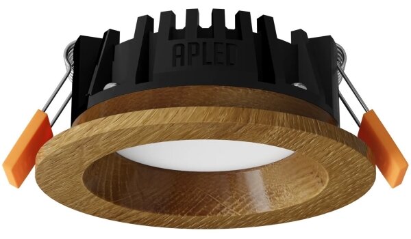 APLED - LED Лампа RONDO WOODLINE LED/3W/230V 3000K Ø 9 см дъб масивнo дървo