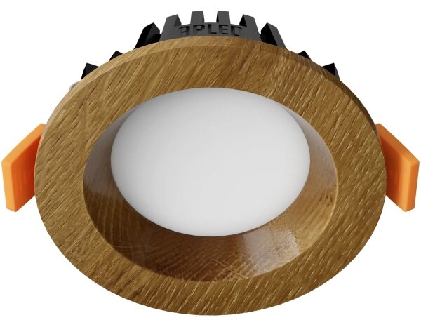 APLED - LED Лампа RONDO WOODLINE LED/3W/230V 4000K Ø 9 см дъб масивнo дървo