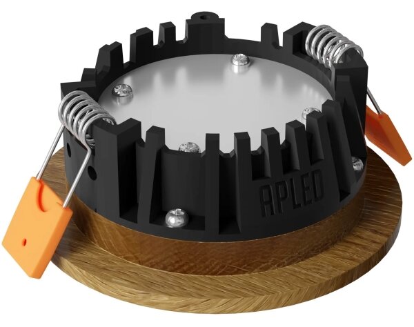 APLED - LED Лампа RONDO WOODLINE LED/3W/230V 3000K Ø 9 см дъб масивнo дървo