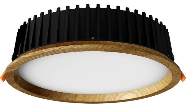 APLED - LED Лампа RONDO WOODLINE LED/18W/230V 4000K Ø 26 см дъб масивнo дървo