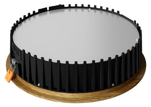 APLED - LED Лампа RONDO WOODLINE LED/18W/230V 4000K Ø 26 см дъб масивнo дървo