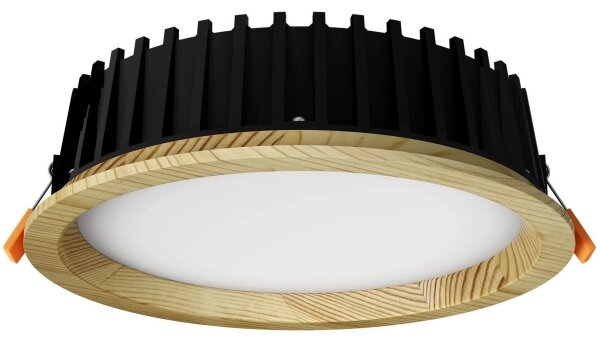 APLED-LED Лампа RONDO WOODLINE LED/12W/230V 4000K Ø 20 см бор масивнo дървo