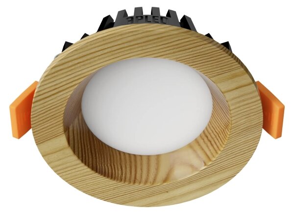 APLED - LED Лампа RONDO WOODLINE LED/3W/230V 3000K Ø 9 см бор масивнo дървo