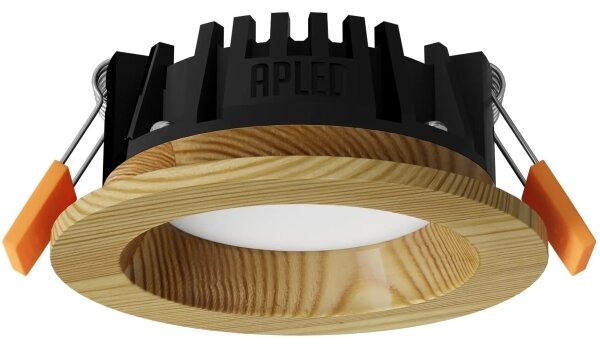 APLED - LED Лампа RONDO WOODLINE LED/3W/230V 4000K Ø 9 см бор масивнo дървo
