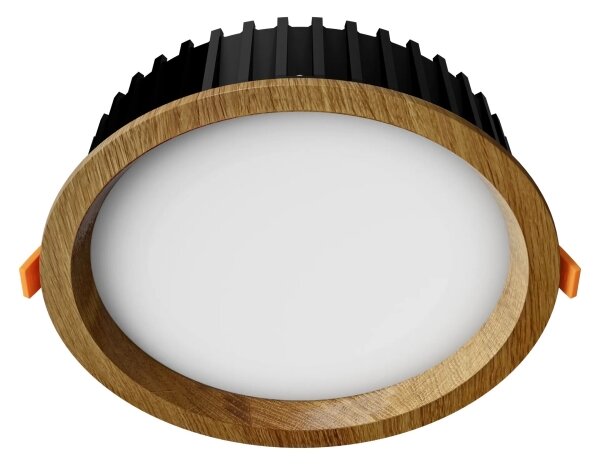 APLED - LED Лампа RONDO WOODLINE LED/12W/230V 3000K Ø 20 см дъб масивнo дървo