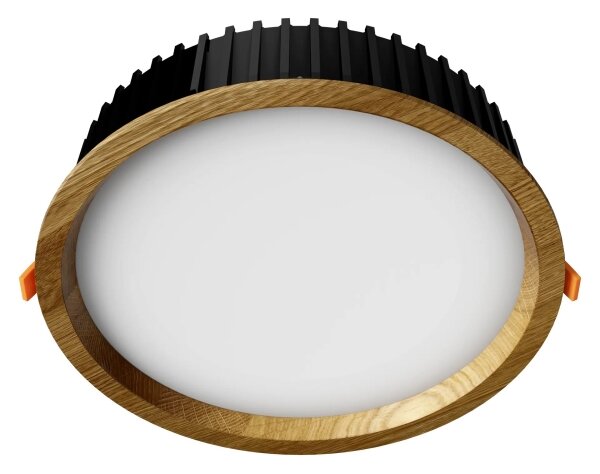 APLED - LED Лампа RONDO WOODLINE LED/18W/230V 4000K Ø 26 см дъб масивнo дървo