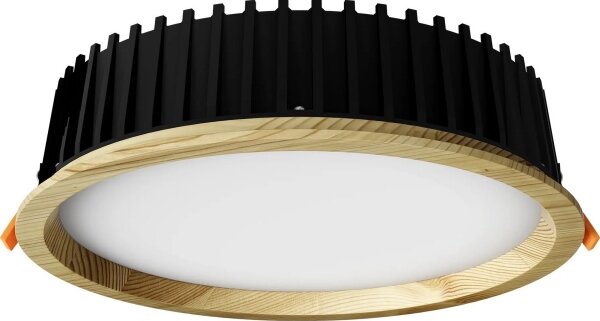 APLED-LED Лампа RONDO WOODLINE LED/18W/230V 4000K Ø 26 см бор масивнo дървo