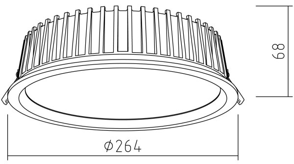 APLED-LED Лампа RONDO WOODLINE LED/18W/230V 3000K Ø 26 см бор масивнo дървo