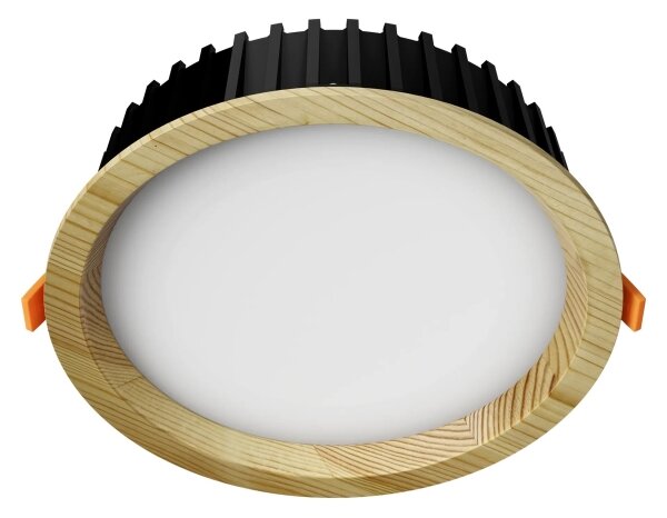 APLED-LED Лампа RONDO WOODLINE LED/12W/230V 4000K Ø 20 см бор масивнo дървo