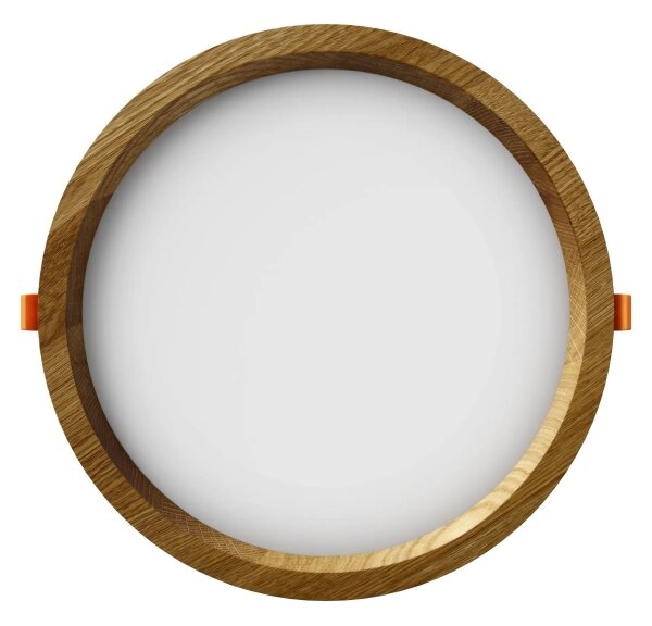APLED - LED Лампа RONDO WOODLINE LED/18W/230V 4000K Ø 26 см дъб масивнo дървo