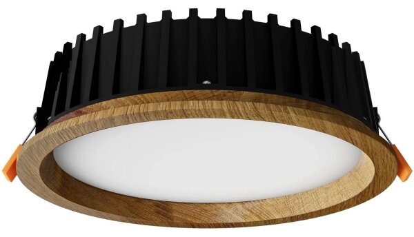 APLED - LED Лампа RONDO WOODLINE LED/12W/230V 3000K Ø 20 см дъб масивнo дървo