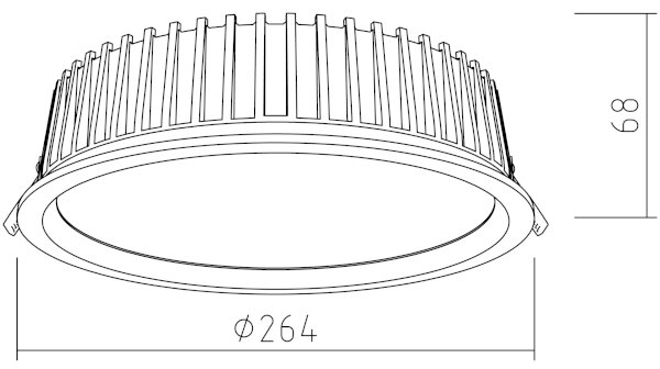 APLED - LED Лампа RONDO WOODLINE LED/18W/230V 4000K Ø 26 см пепел масивнo дървo