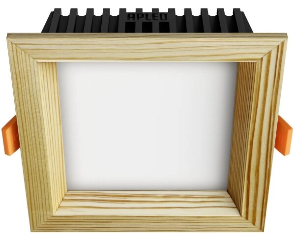 APLED -LED Лампа SQUARE WOODLINE LED/6W/230V 4000K 12x12 см бор масивнo дървo