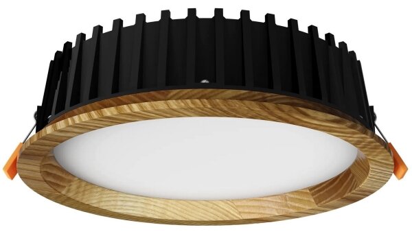 APLED - LED Лампа RONDO WOODLINE LED/6W/230V 4000K Ø 15 см пепел масивнo дървo